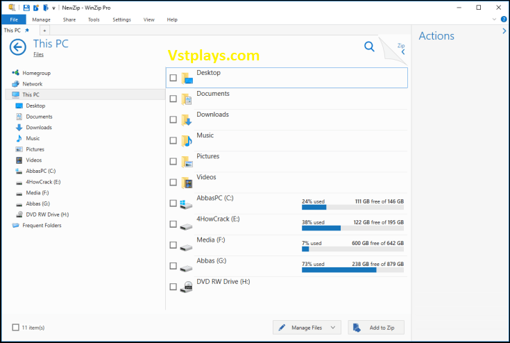 WinZip 26.0 Build 14610 Crack + Activation Key Free Download